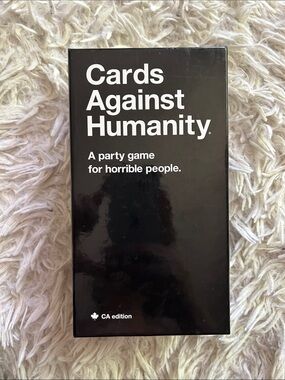 Cards Against Humanity Party card Game - Black (CA Edition), Canadian, like new